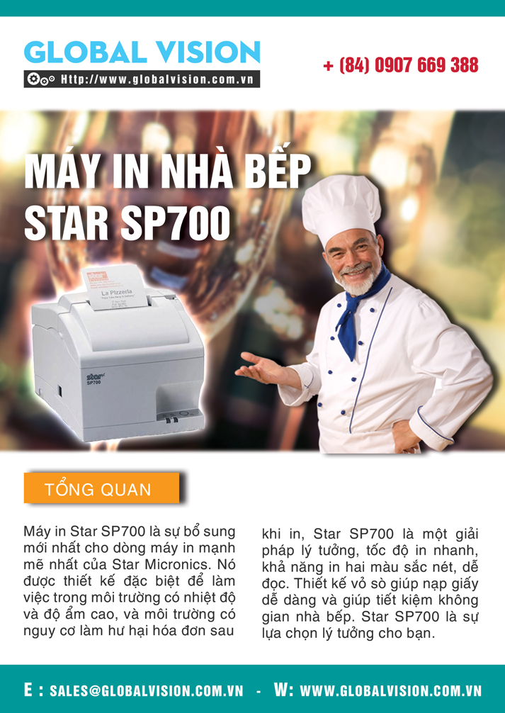 Máy In Hóa Đơn nhà bếp Star SP700